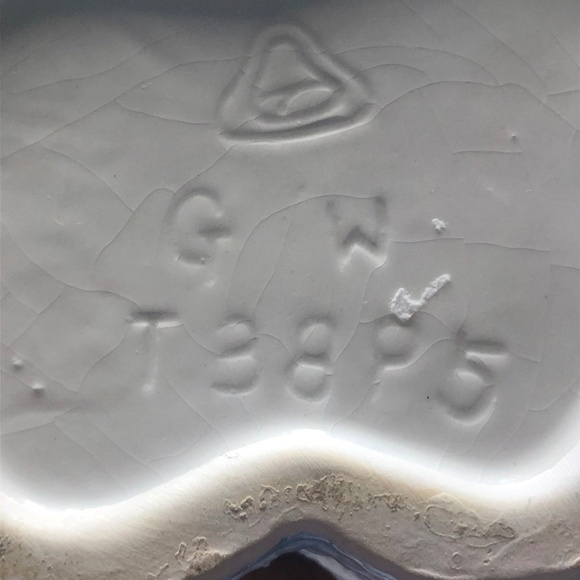 Vintage baby bootie , ceramic planter holder, newborn baby gift, baby shower - Picture 6 of 7